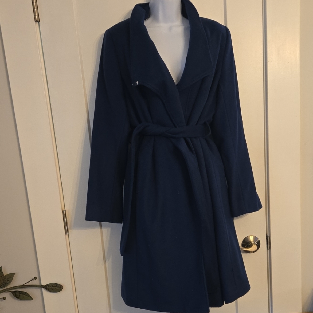 Dennis Basso Navy Women's Coat